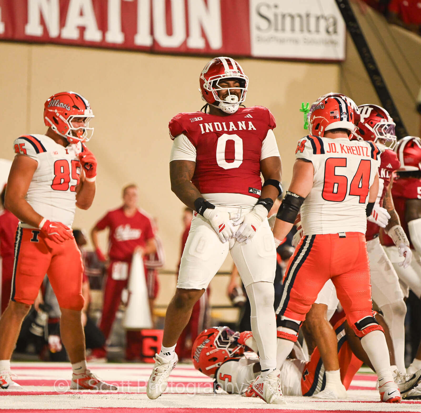 Photos of IU football vs. Illinois football at Memorial Stadium on September 20, 2025.