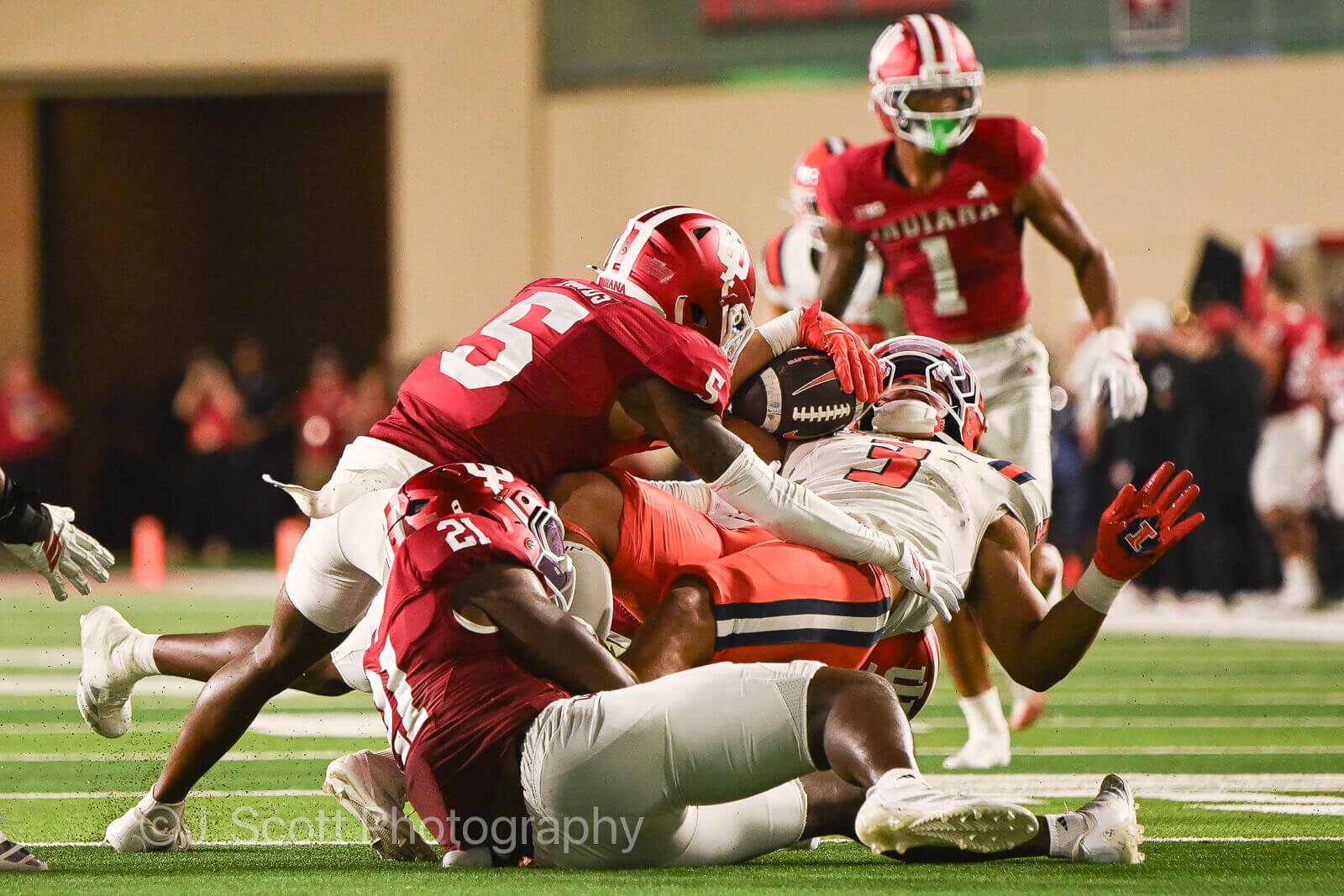 Photos of IU football vs. Illinois football at Memorial Stadium on September 20, 2025.