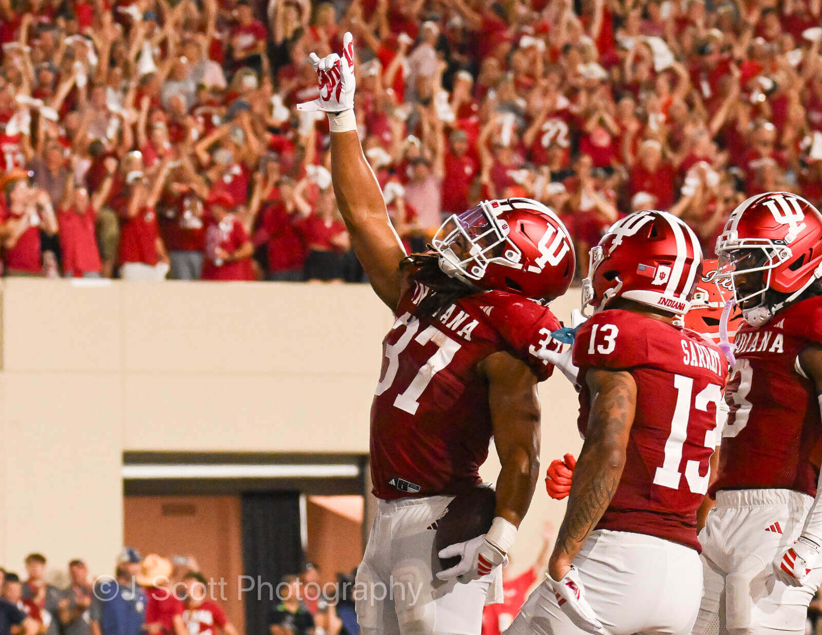 Photos of IU football vs. Illinois football at Memorial Stadium on September 20, 2025.