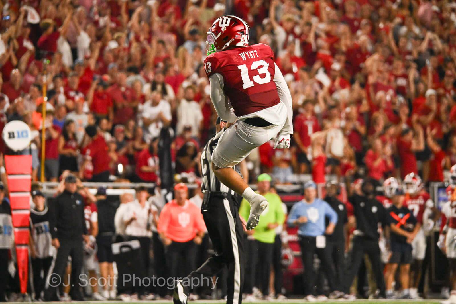 Photos of IU football vs. Illinois football at Memorial Stadium on September 20, 2025.