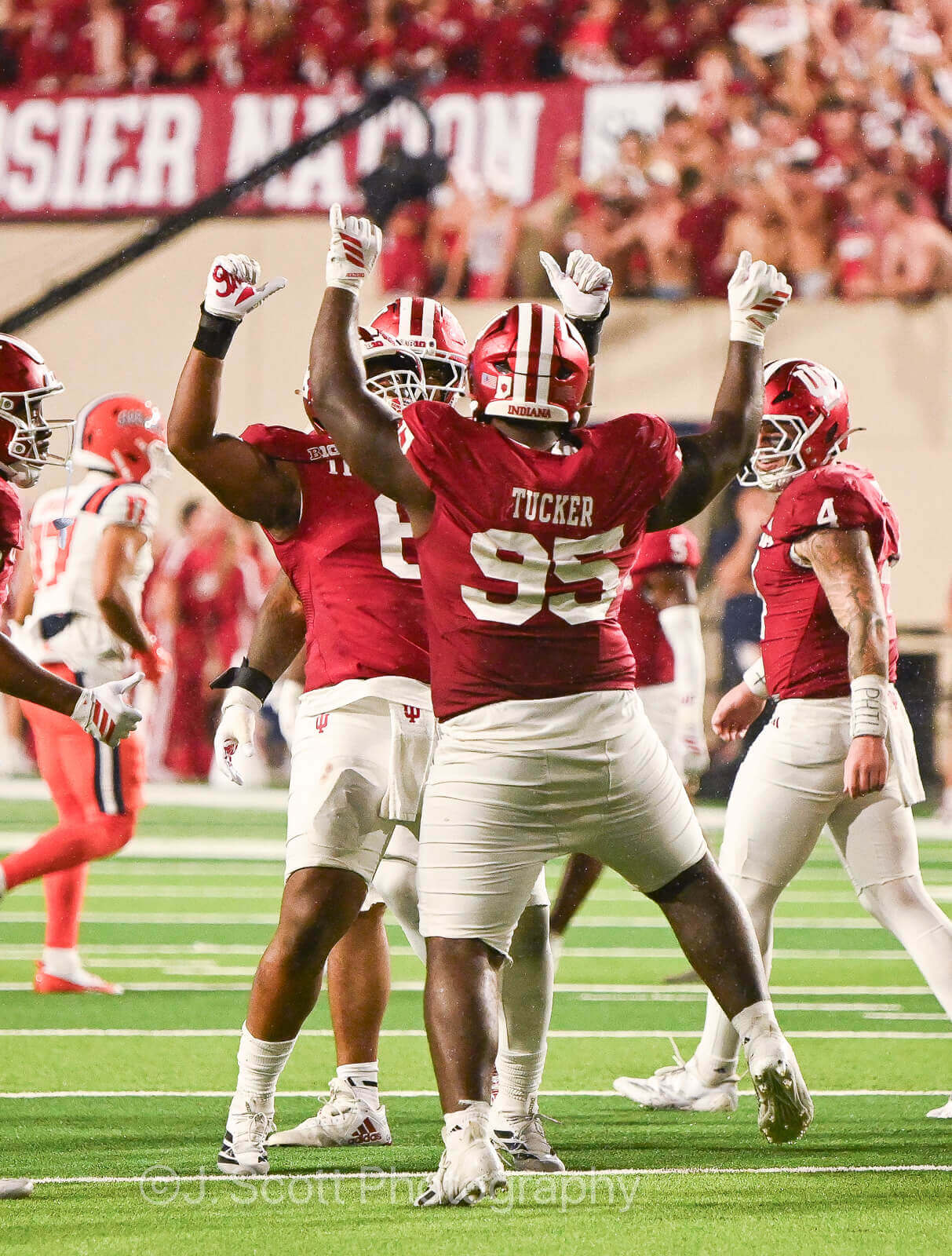 Photos of IU football vs. Illinois football at Memorial Stadium on September 20, 2025.
