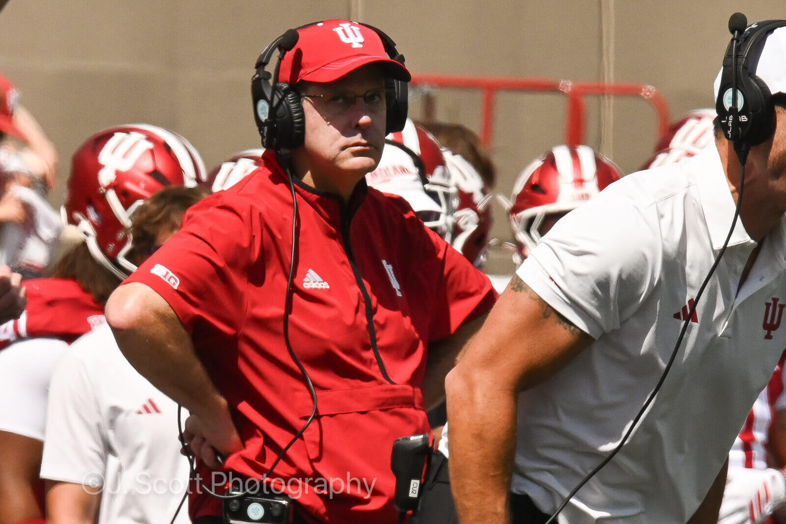 Photos of IU football vs. Kennesaw State at Memorial Stadium.