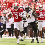 Photos of IU football vs. Kennesaw State at Memorial Stadium.