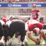 Photos of IU football vs. Kennesaw State at Memorial Stadium.