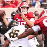 Photos of IU football vs. Kennesaw State at Memorial Stadium.