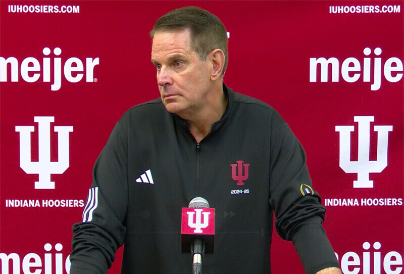 Curt Cignetti addressed the media on Monday, September 8.