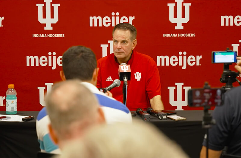 Video: Curt Cignetti reacts to win at Iowa
