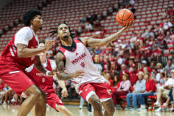 Lamar Wilkerson drives to the basket.