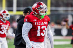IU defensive lineman Kellan Wyatt