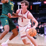 Photos of IU basketball vs. Baylor at Gainbridge Fieldhouse on October 26, 2025.