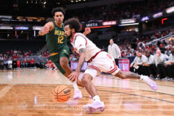 Photos of IU basketball vs. Baylor at Gainbridge Fieldhouse on October 26, 2025.