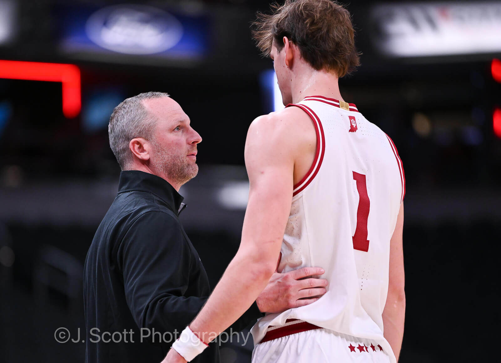 Photos of IU basketball vs. Baylor at Gainbridge Fieldhouse on October 26, 2025.