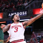 Photos of IU basketball vs. Baylor at Gainbridge Fieldhouse on October 26, 2025.