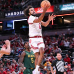 Photos of IU basketball vs. Baylor at Gainbridge Fieldhouse on October 26, 2025.