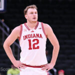 Photos of IU basketball vs. Baylor at Gainbridge Fieldhouse on October 26, 2025.