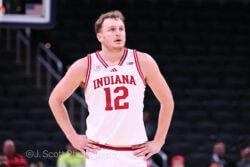 Photos of IU basketball vs. Baylor at Gainbridge Fieldhouse on October 26, 2025.