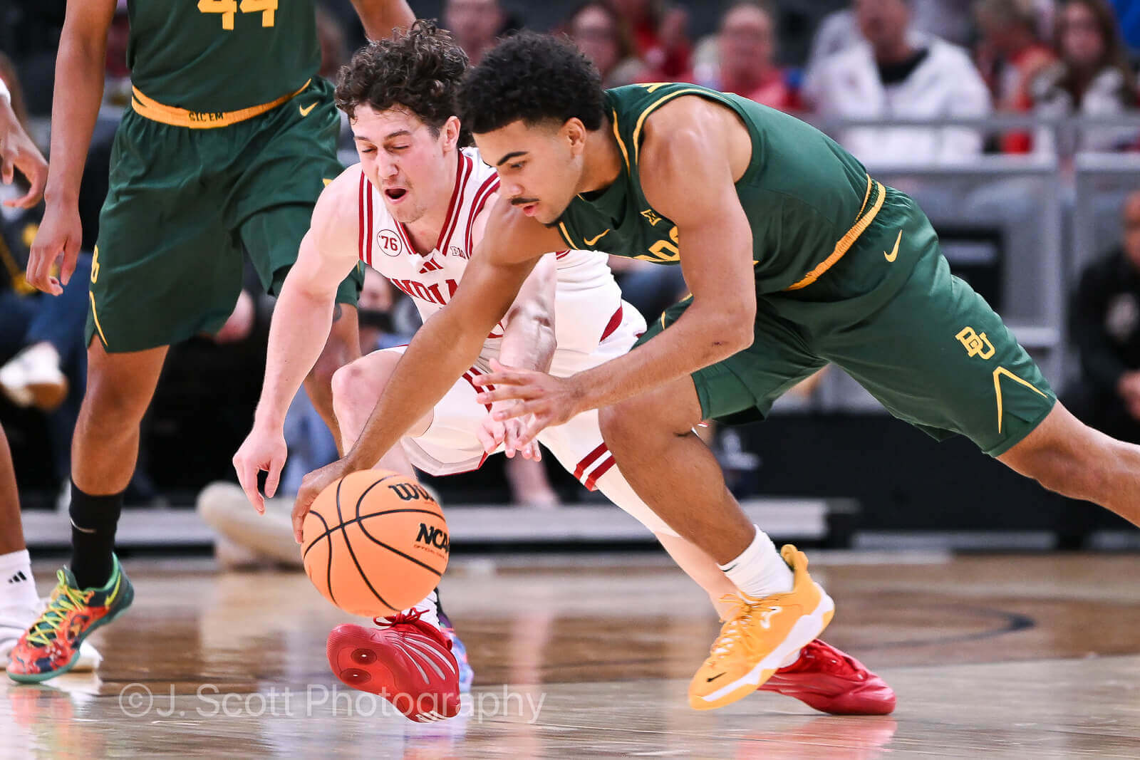 Photos of IU basketball vs. Baylor at Gainbridge Fieldhouse on October 26, 2025.
