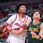 Photos of IU basketball vs. Baylor at Gainbridge Fieldhouse on October 26, 2025.