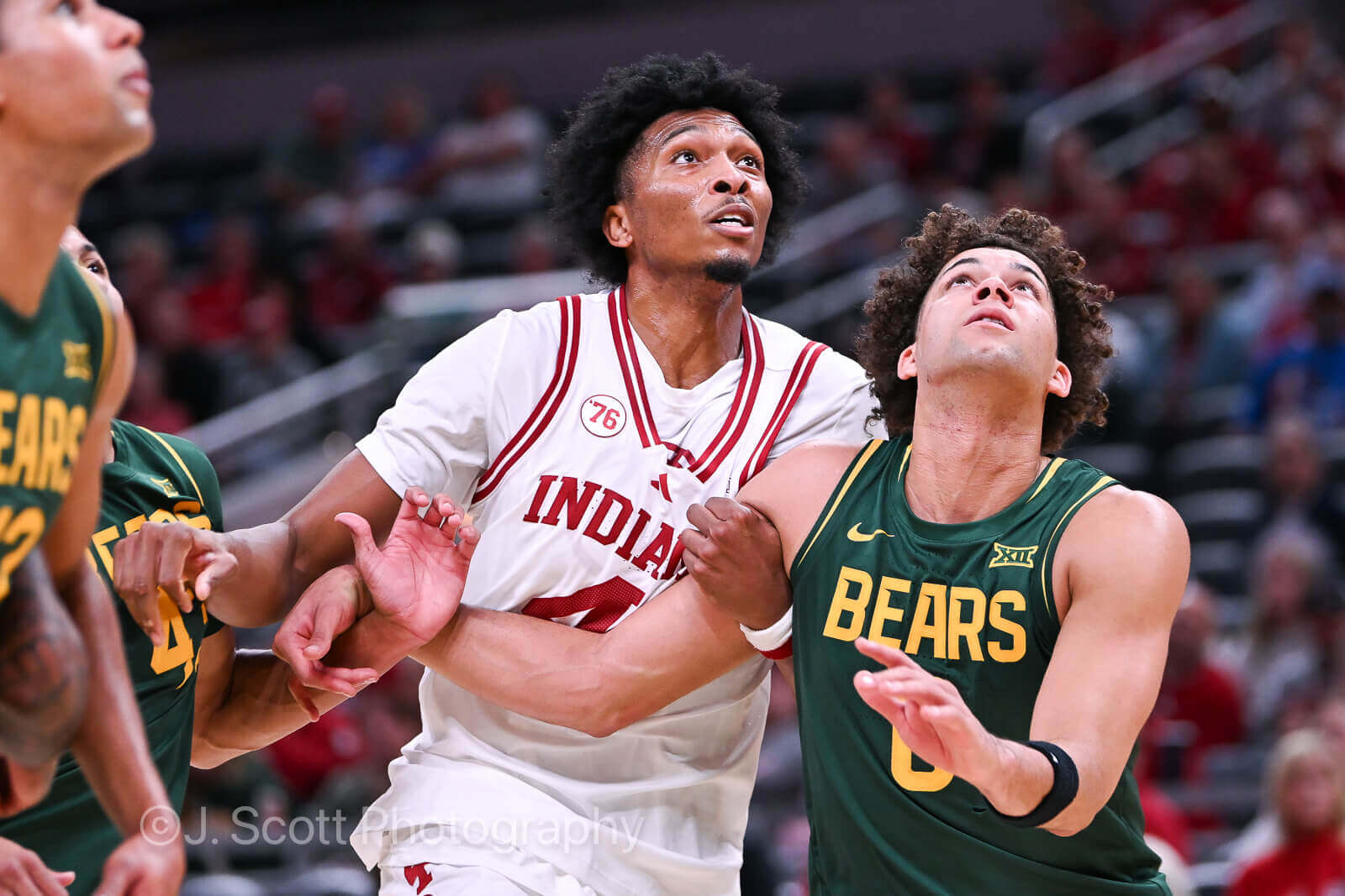 Photos of IU basketball vs. Baylor at Gainbridge Fieldhouse on October 26, 2025.