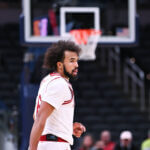 Photos of IU basketball vs. Baylor at Gainbridge Fieldhouse on October 26, 2025.
