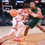 Photos of IU basketball vs. Baylor at Gainbridge Fieldhouse on October 26, 2025.