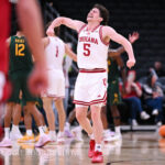 Photos of IU basketball vs. Baylor at Gainbridge Fieldhouse on October 26, 2025.