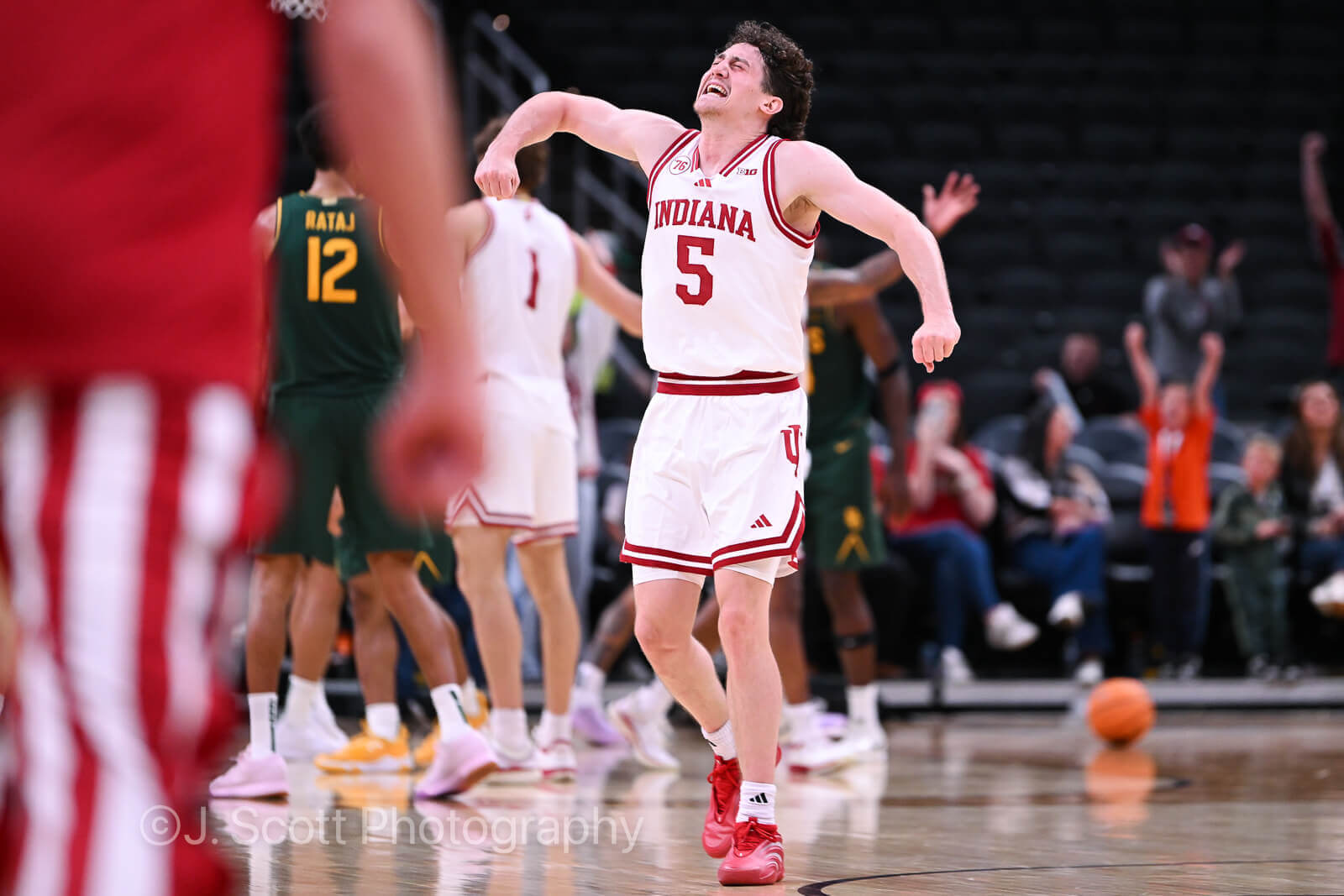 Photos of IU basketball vs. Baylor at Gainbridge Fieldhouse on October 26, 2025.