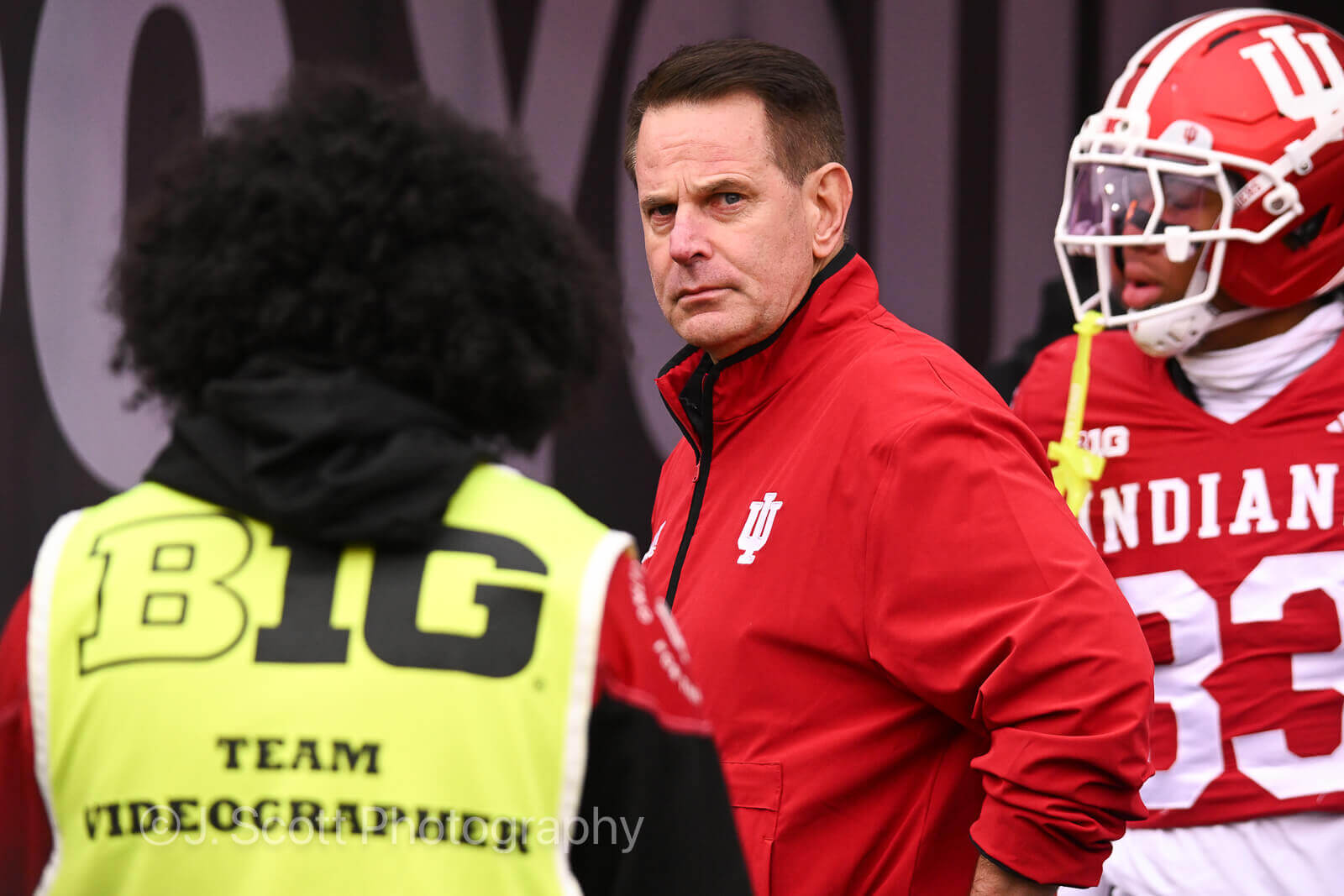 Photos of IU football vs. UCLA football at Memorial Stadium on October 25, 2025.