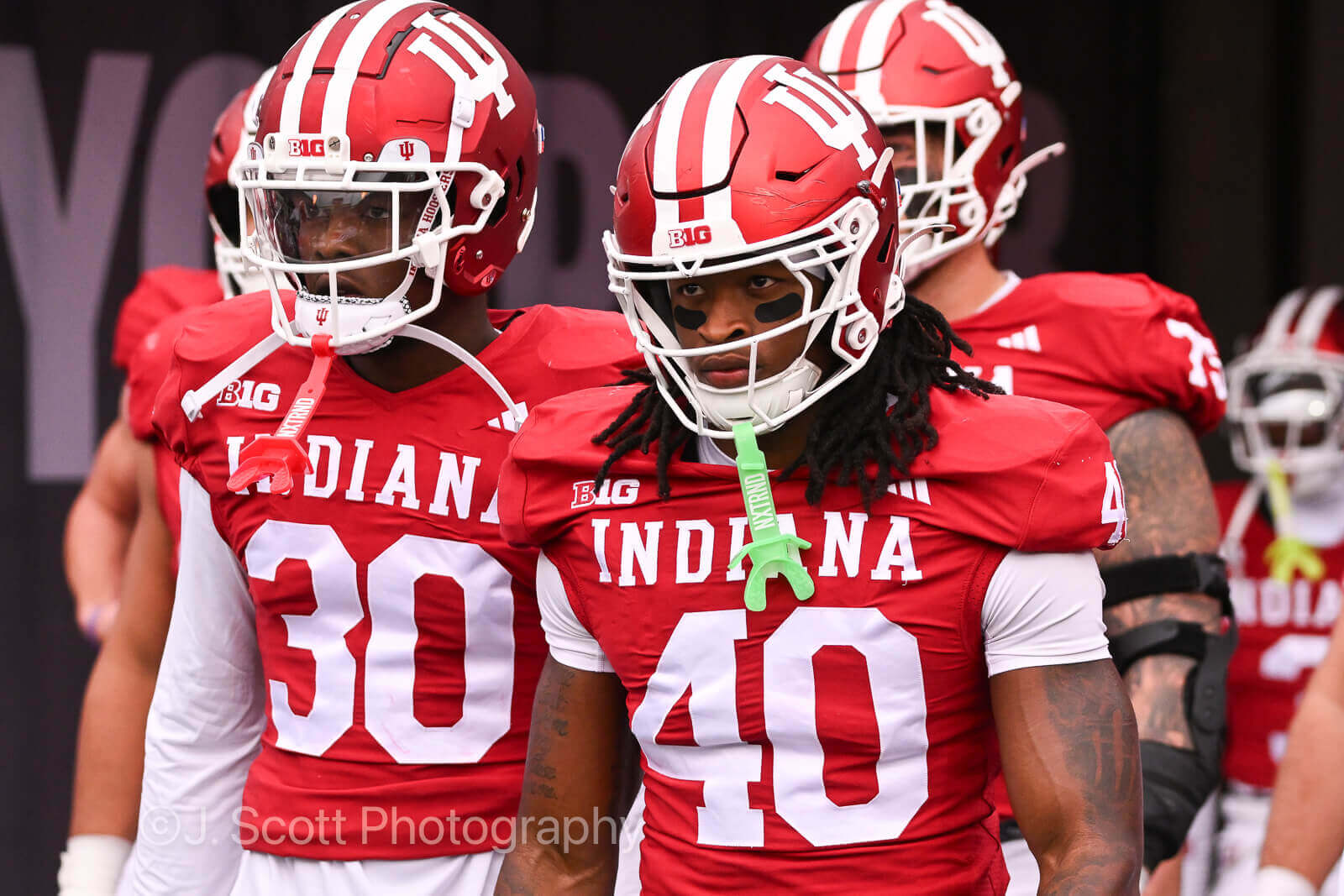 Photos of IU football vs. UCLA football at Memorial Stadium on October 25, 2025.