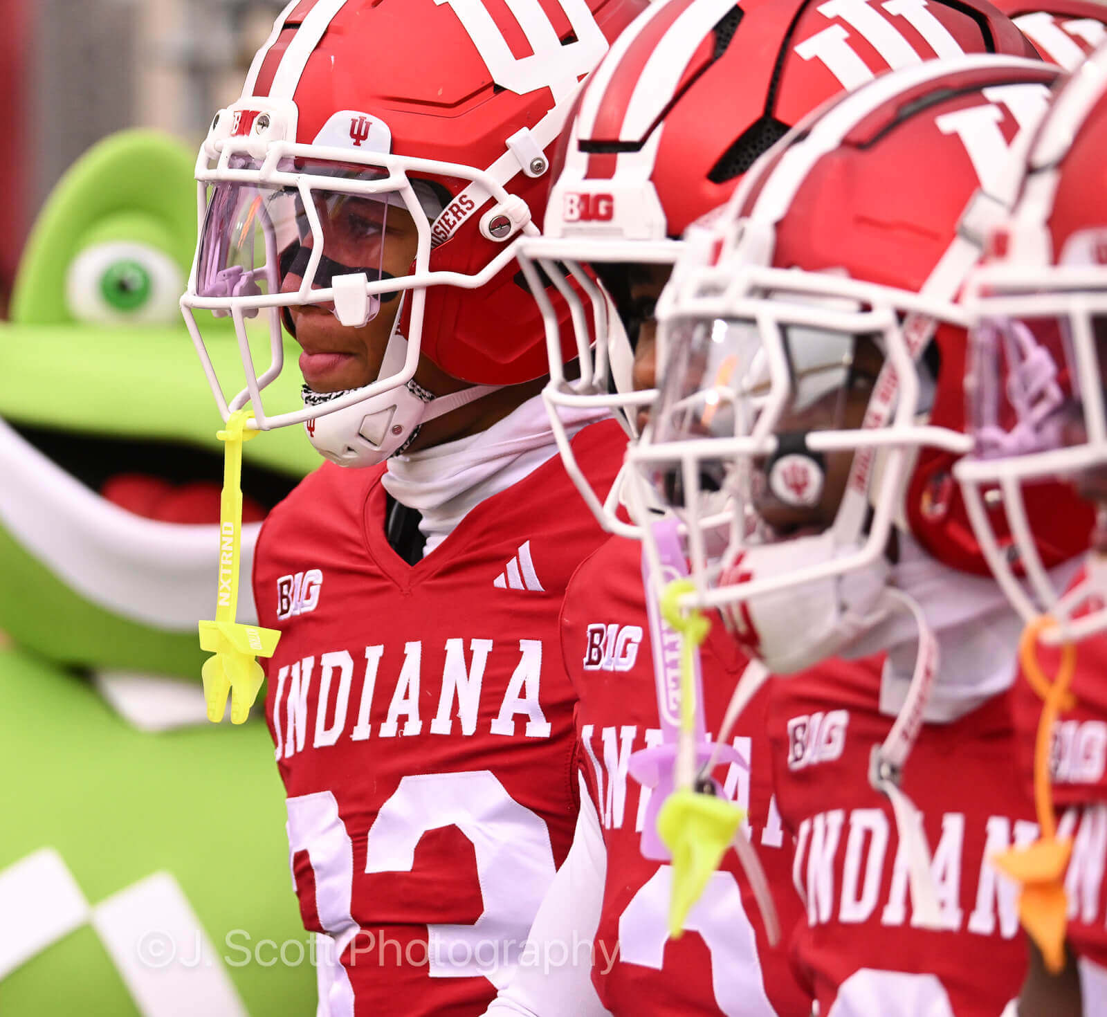 Photos of IU football vs. UCLA football at Memorial Stadium on October 25, 2025.