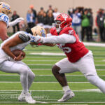 Photos of IU football vs. UCLA football at Memorial Stadium on October 25, 2025.