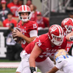 Photos of IU football vs. UCLA football at Memorial Stadium on October 25, 2025.