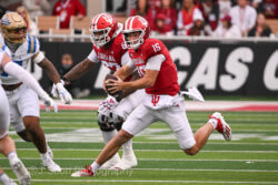 Photos of IU football vs. UCLA football at Memorial Stadium on October 25, 2025.