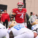 Photos of IU football vs. UCLA football at Memorial Stadium on October 25, 2025.