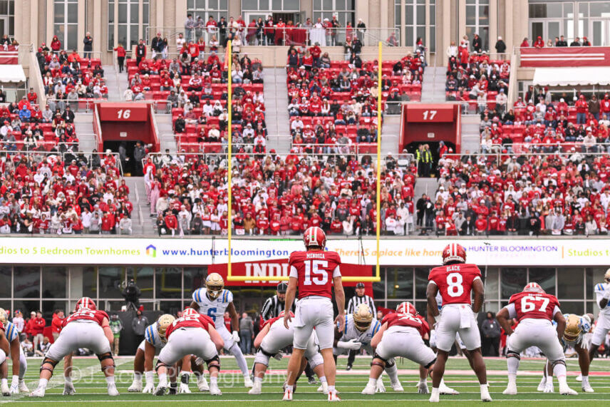 Photos of IU football vs. UCLA football at Memorial Stadium on October 25, 2025.