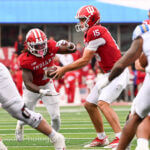 Photos of IU football vs. UCLA football at Memorial Stadium on October 25, 2025.