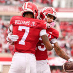 Photos of IU football vs. UCLA football at Memorial Stadium on October 25, 2025.