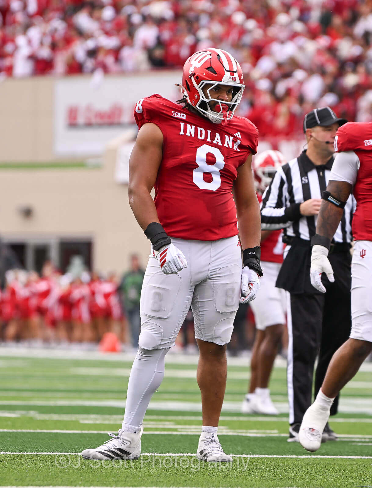 Photos of IU football vs. UCLA football at Memorial Stadium on October 25, 2025.
