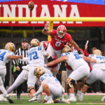 Photos of IU football vs. UCLA football at Memorial Stadium on October 25, 2025.