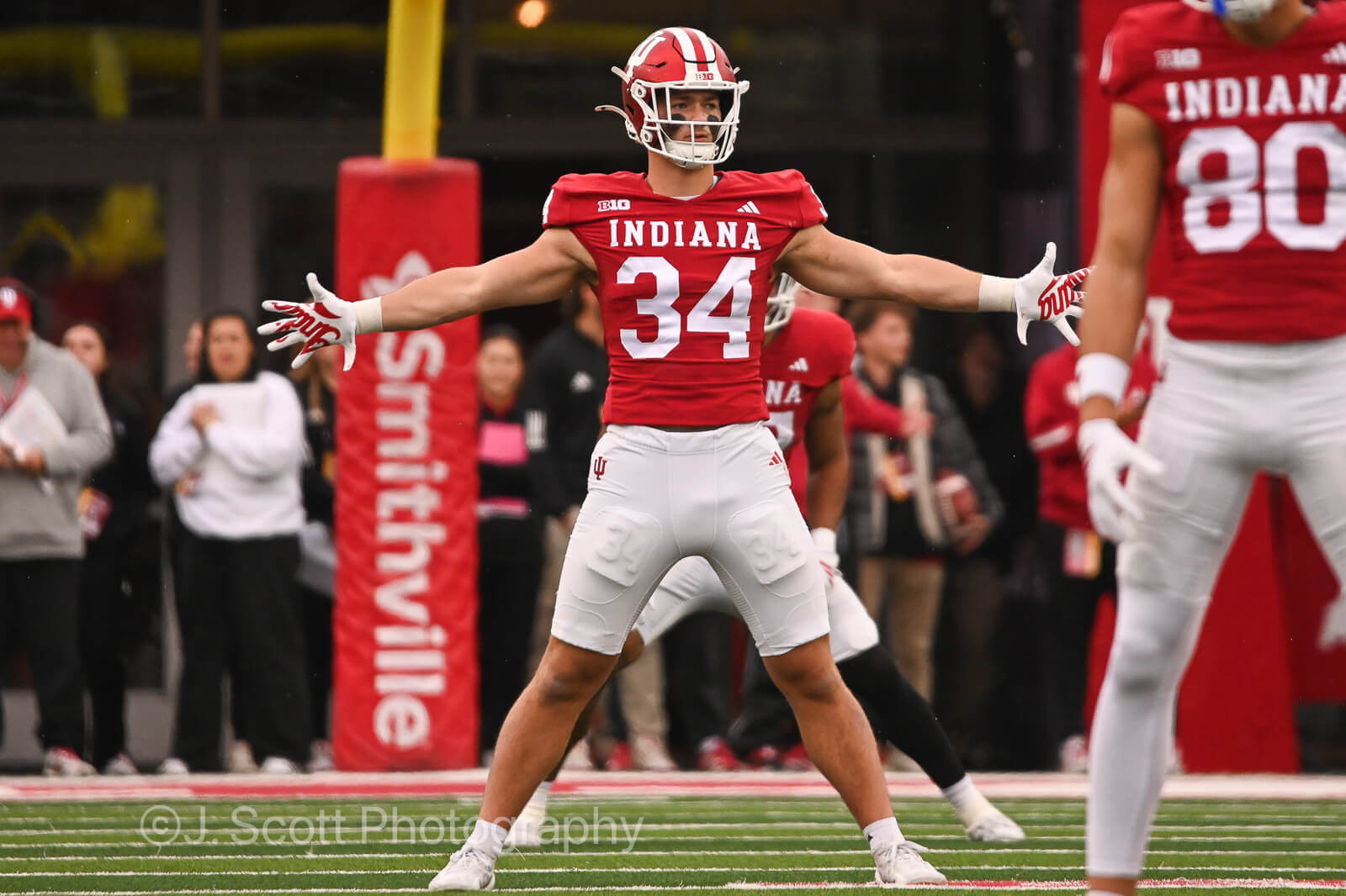 Photos of IU football vs. UCLA football at Memorial Stadium on October 25, 2025.