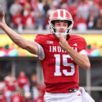 Photos of IU football vs. UCLA football at Memorial Stadium on October 25, 2025.