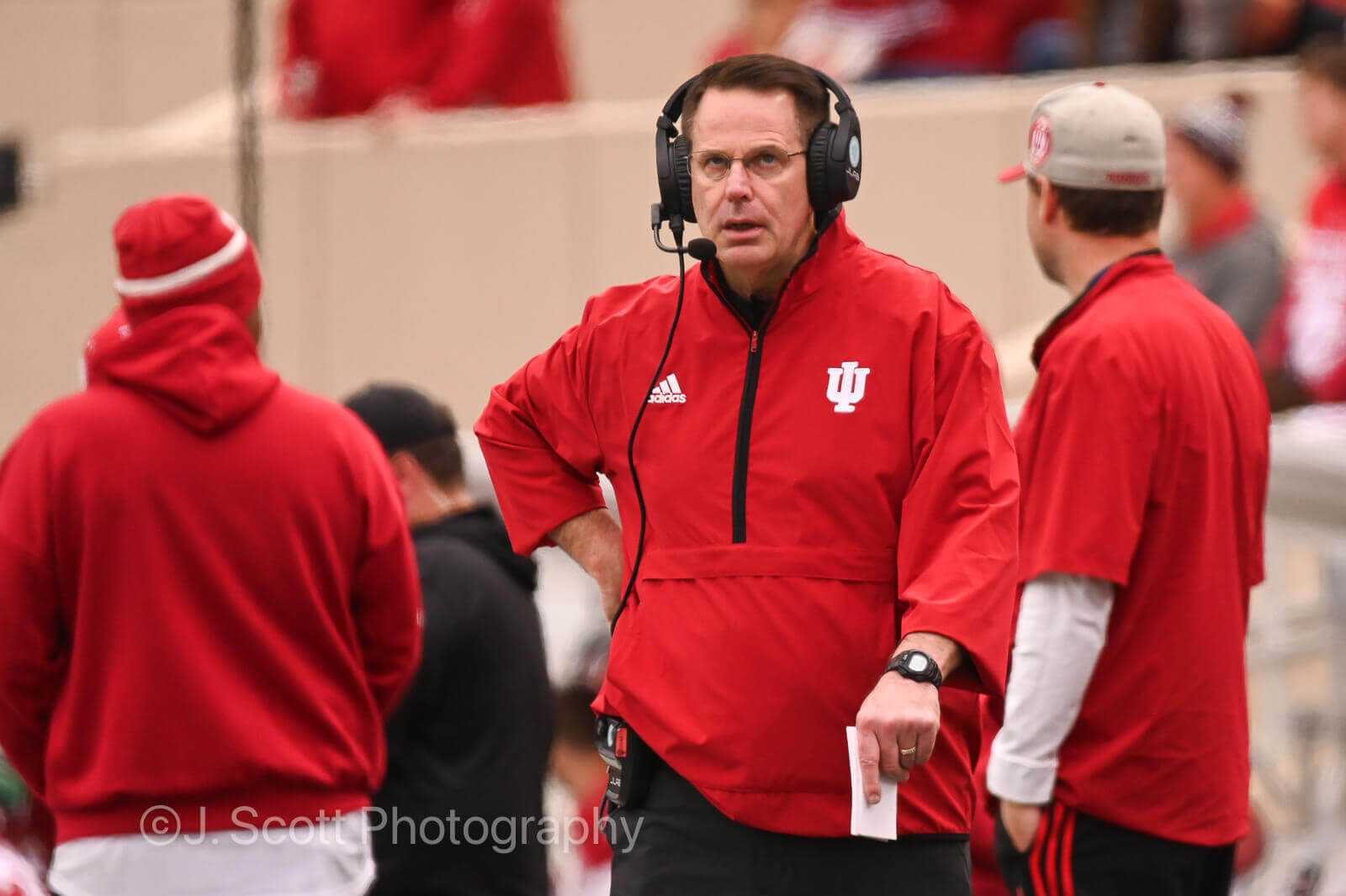 Photos of IU football vs. UCLA football at Memorial Stadium on October 25, 2025.