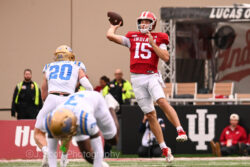 Photos of IU football vs. UCLA football at Memorial Stadium on October 25, 2025.