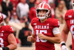 Photos of IU football vs. UCLA football at Memorial Stadium on October 25, 2025.