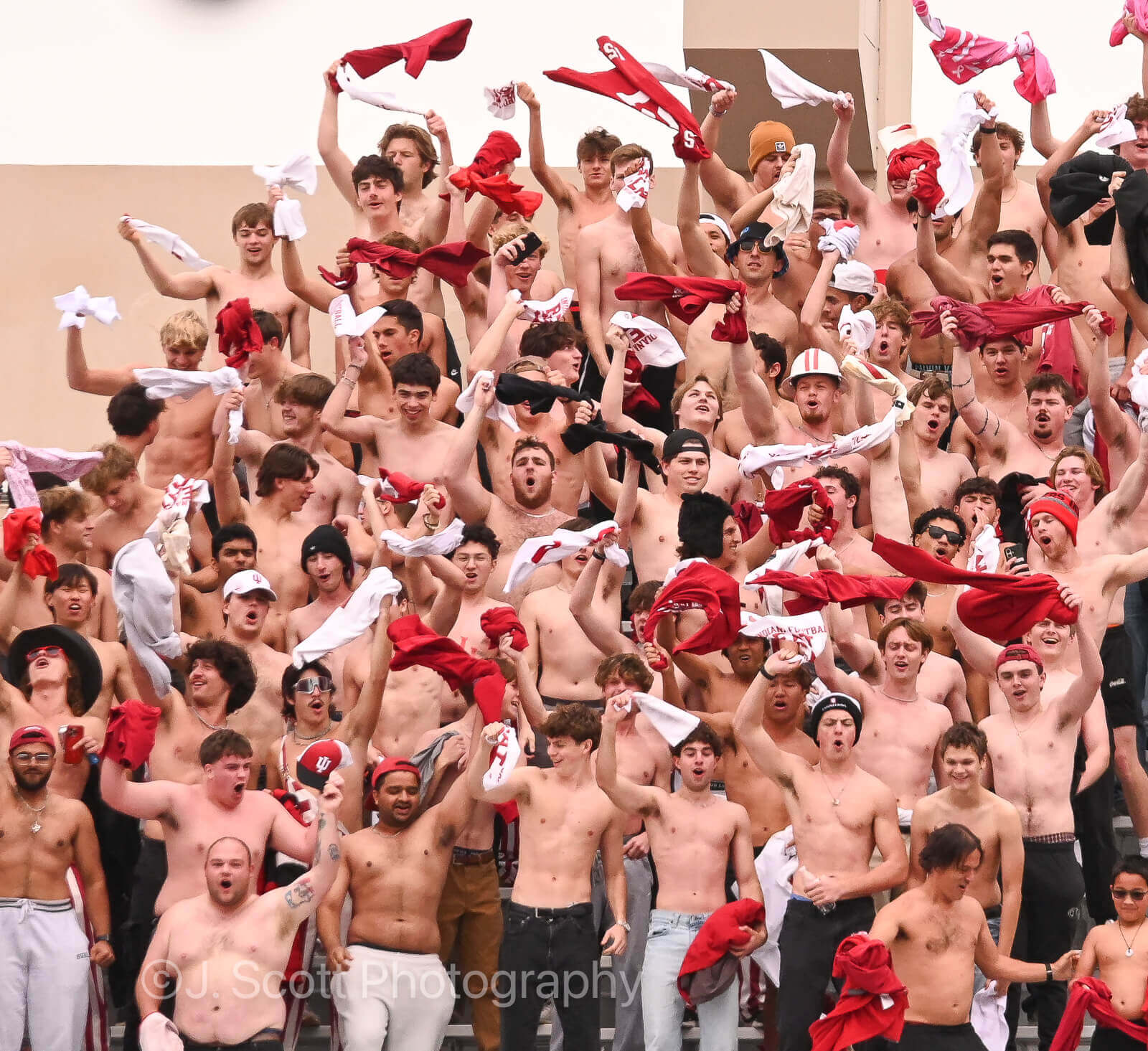 Photos of IU football vs. UCLA football at Memorial Stadium on October 25, 2025.