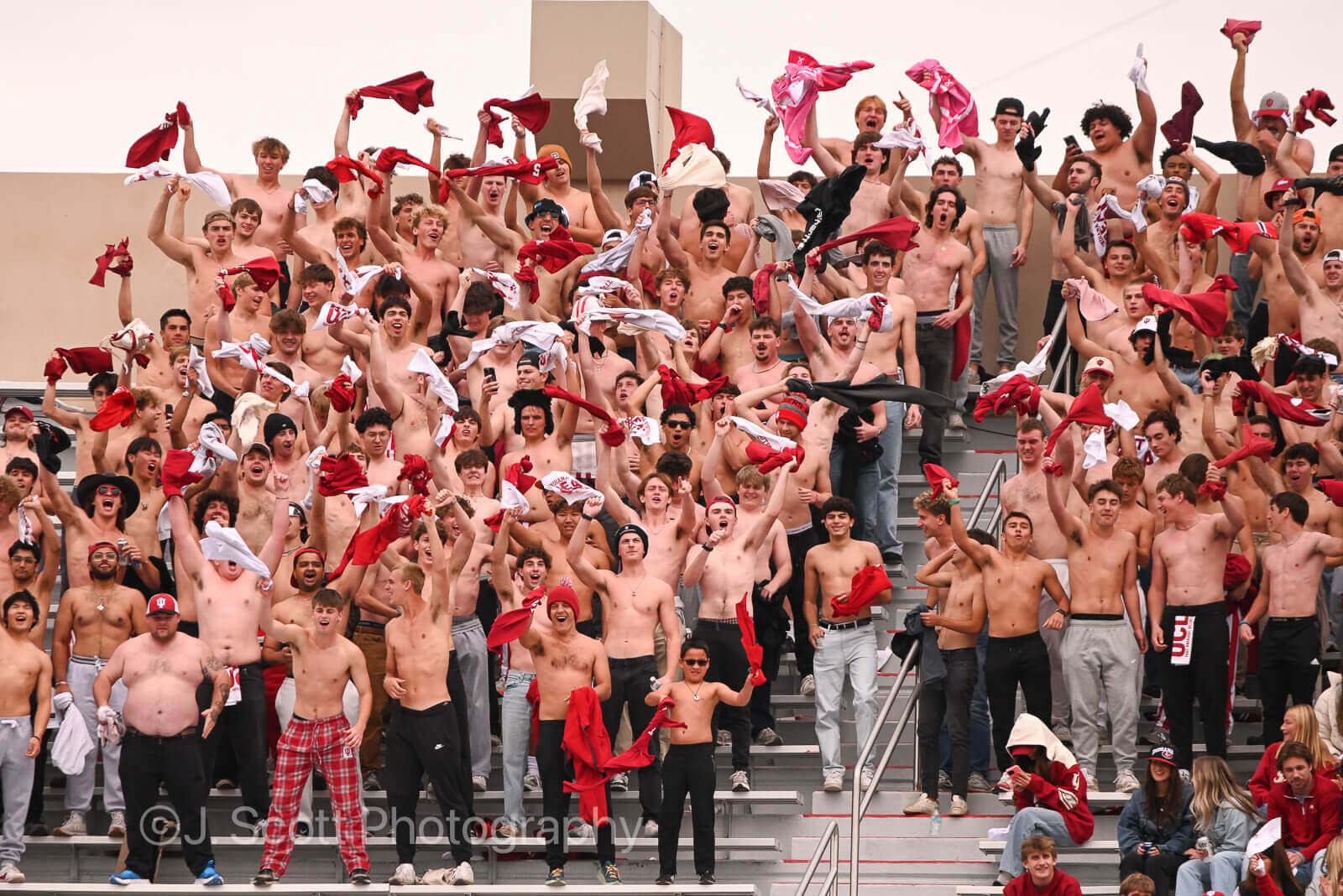 Photos of IU football vs. UCLA football at Memorial Stadium on October 25, 2025.