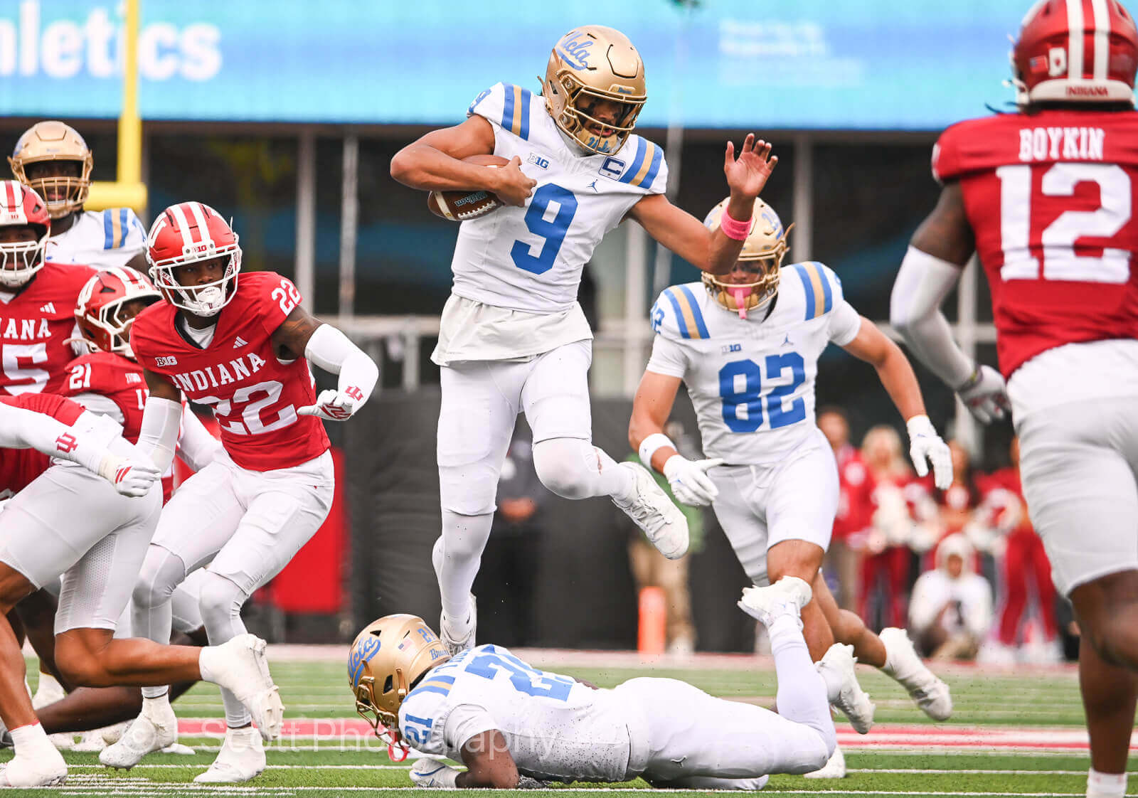 Photos of IU football vs. UCLA football at Memorial Stadium on October 25, 2025.