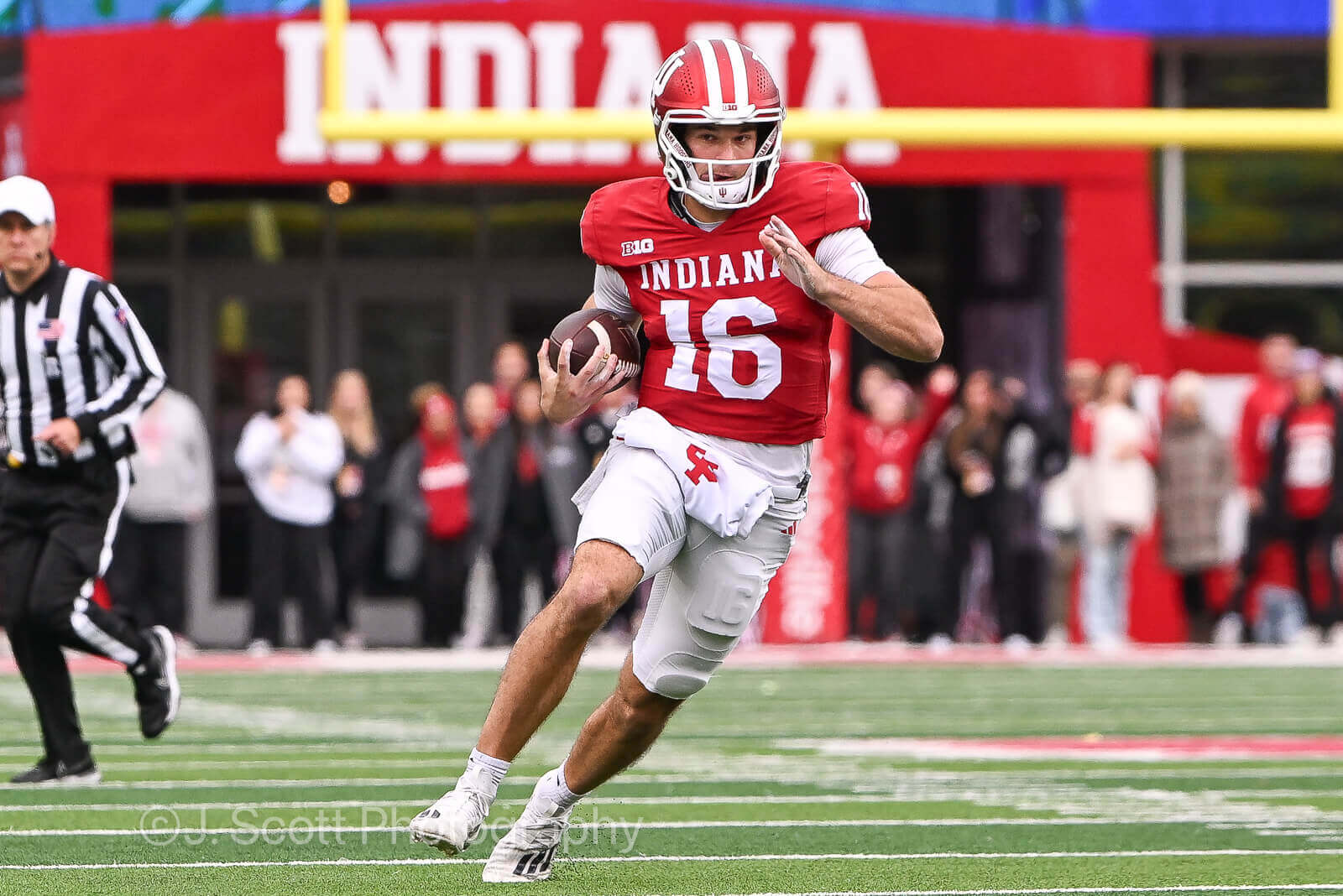 Photos of IU football vs. UCLA football at Memorial Stadium on October 25, 2025.