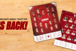 IU floating head schedule posters.