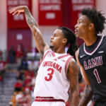 Photos of IU basketball's 98-51 win against Alabama A&M.